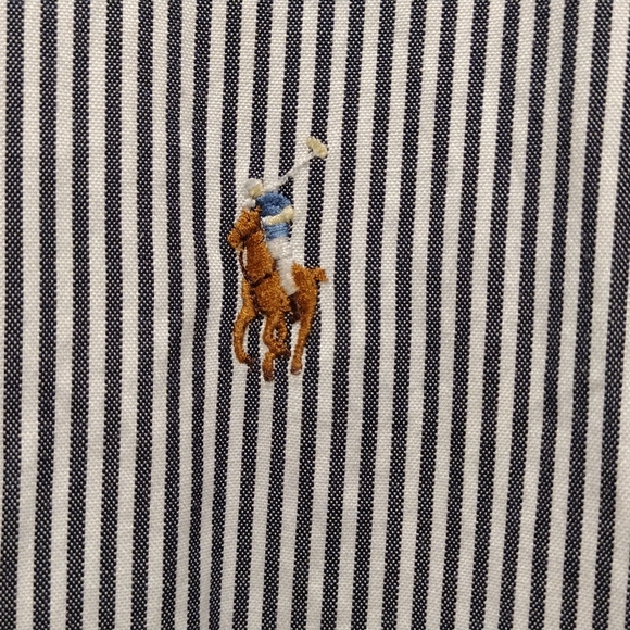 Ralph Lauren button down long sleeve classic fit 17.5 xl shirt - Picture 7 of 9